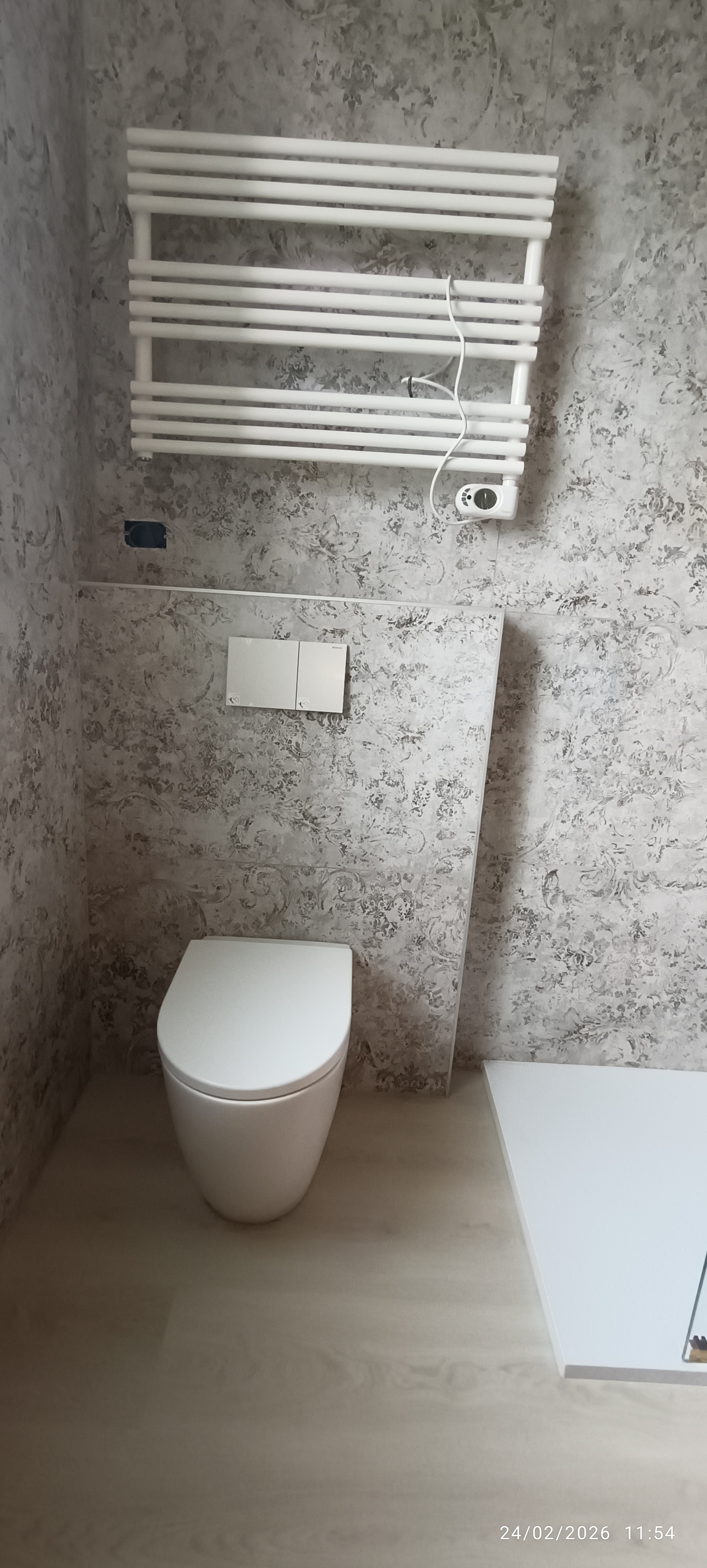 Scaldasalviette installato durante rifacimento bagno a Treviso